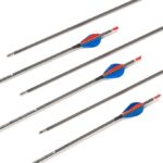 TOPARCHERY 31" Pure Carbon Arrows – Real Feather Archery Arrows for Recurve, Compound & Longbows (Spine 500/700/900) - Image 3