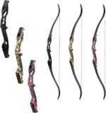 Junxing 56" Takedown Recurve Bow – 30–50 lbs Metal Riser Hunting & Target Practice Bow (Black) - Image 4