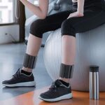 MASTON Adjustable Wrist & Ankle Weights – Nylon Strap Fitness Bracelets for Yoga, Pilates, Dance & Walking (1 Pair, Black) - Image 3