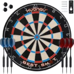 18" Professional Bristle Dartboard – Tournament Size Dart Board for Steel Tip Darts, High-Density Sisal Surface, Durable Indoor Game - Image 3