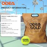 Odea Gold Professional Tennis Balls – ITF Approved, High Rebound 140–148cm, Durable Training Balls