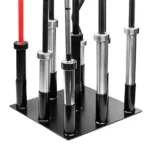 Olympic Bar Holder – 9 Bar Storage Rack | Heavy-Duty Vertical Organizer for Home & Commercial Gyms