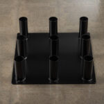 Olympic Bar Holder – 9 Bar Storage Rack | Heavy-Duty Vertical Organizer for Home & Commercial Gyms - Image 2