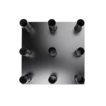 Olympic Bar Holder – 9 Bar Storage Rack | Heavy-Duty Vertical Organizer for Home & Commercial Gyms - Image 4