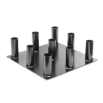 Olympic Bar Holder – 9 Bar Storage Rack | Heavy-Duty Vertical Organizer for Home & Commercial Gyms - Image 6