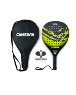 Camewin Padel Tennis Racket Carbon Fiber Diamond Shape with Bag Included (365g)