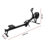 Air Rowing Machine – Full-Body Cardio Rower with Adjustable Air Resistance | Home Gym Fitness Equipment - Image 3