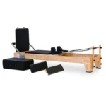 Impact Fitness Pilates Reformer Machine in Oak Wood with Accessories - Image 2