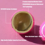 ODEA Training Tennis Balls – Pink Limited Love Edition (2-Ball Barrel) | High Elasticity, Durable Outdoor Training Balls - Image 4